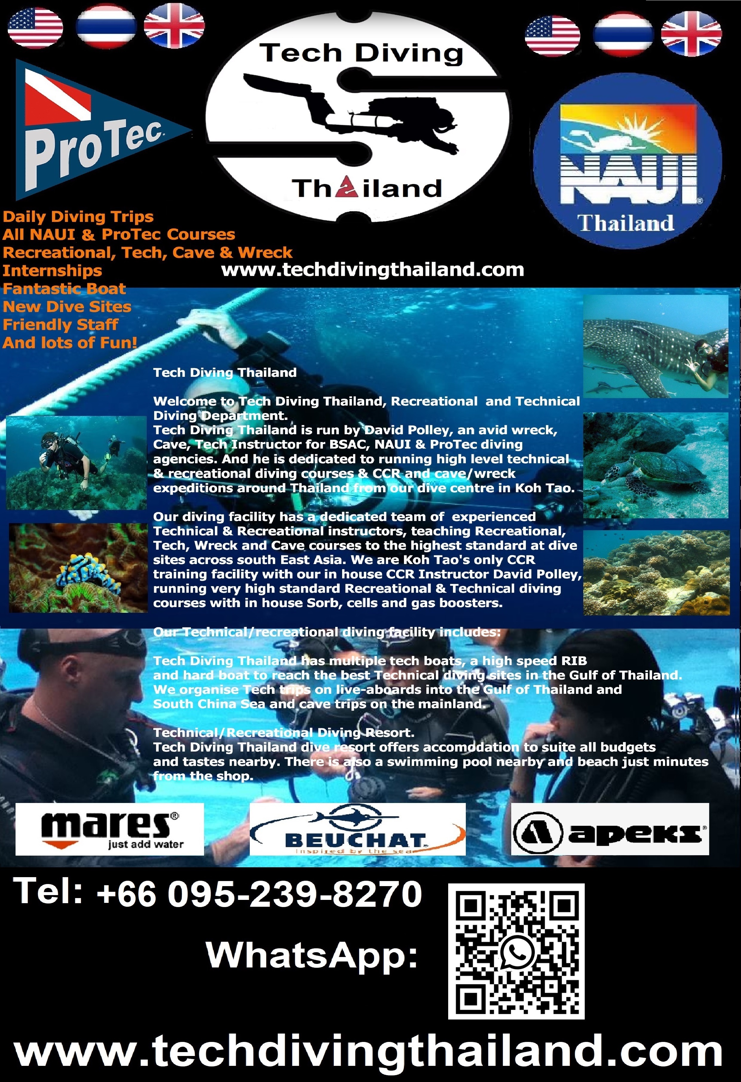 NAUI ProTec Poster A4 Size